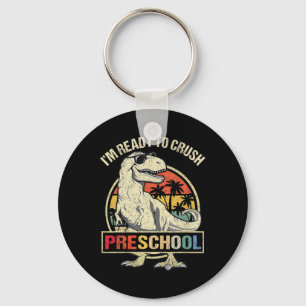 Chaveiro Estou Pronto Para Esmagar o T Rex Dinossauro Pré-E