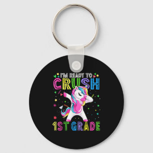 Chaveiro Estou pronto para o primeiro ano de volta à escola