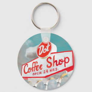 Chaveiro Estrada Americana Sinal de Compro de Café