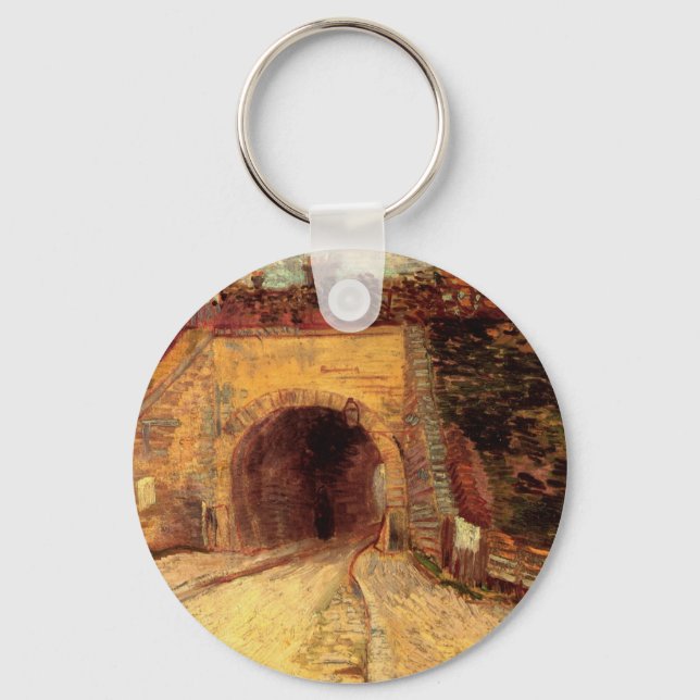 Chaveiro Estrada com Viaduto de Subpassagem por Vincent van (Frente)