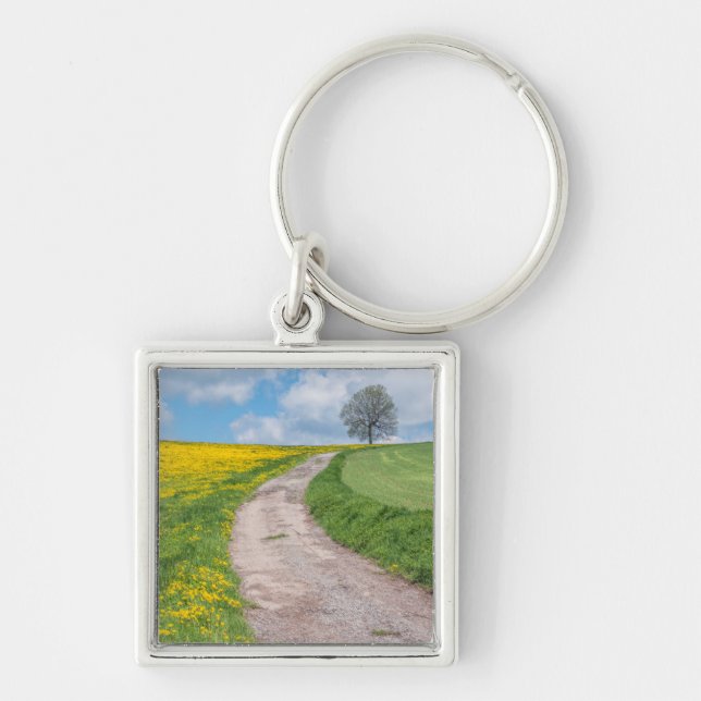 Chaveiro Estrada de Terra e Árvore (Frente)