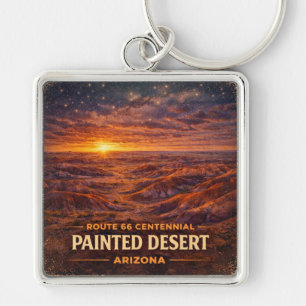 Chaveiro Estrada Mãe Centenário Crepúsculo Deserto Pintado
