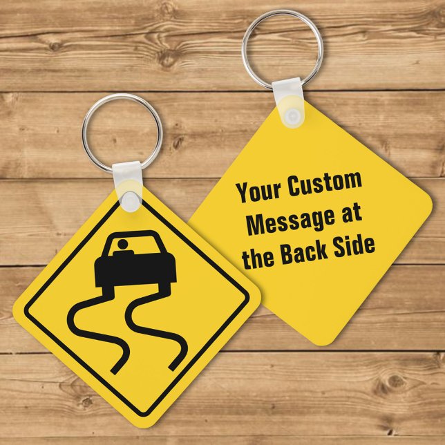 Chaveiro Estrada Slippery quando úmida (Criador carregado)