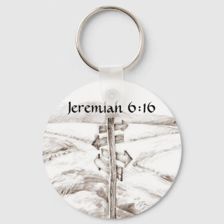 Chaveiro Estradas cruzadas, Jeremiah 6:16
