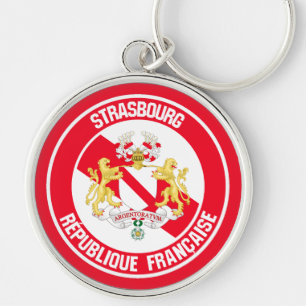 Chaveiro Estrasburgo Round Emblem