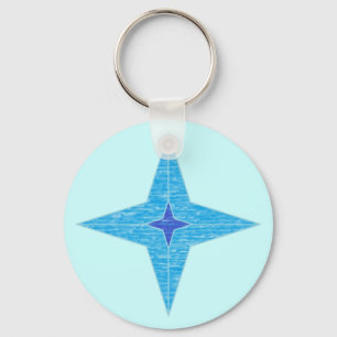 Chaveiro Estrela Azul