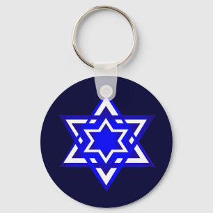 Chaveiro Estrela de David 3d