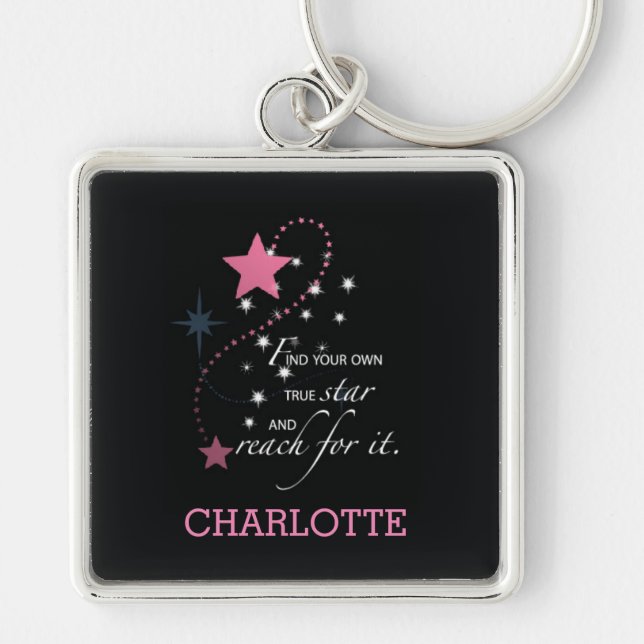 Chaveiro Estrela de Graduação Niece, Presente Personalizado (Frente)
