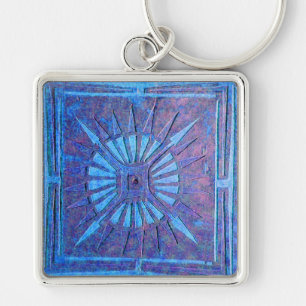 Chaveiro ESTRELA DE MANHÃ, azul