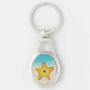 Chaveiro Estrela do mar dos desenhos animados