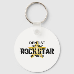 Chaveiro Estrela do rock do dentista em a noite
