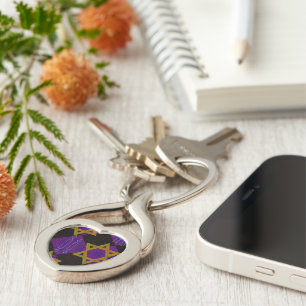 Chaveiro Estrela Feliz de Chanucá de SlipperyJoe de David m