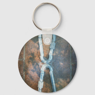 Chaveiro Estrela prateada infinita