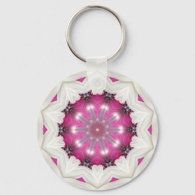 Chaveiro Estrela Rosa do rico (Frente)