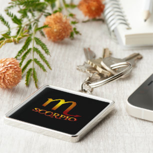 Chaveiro Estrela Scorpio Dourada