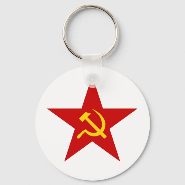 Chaveiro Estrela Vermelha (Frente)