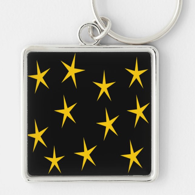 CHAVEIRO ESTRELAS AMARELAS (Frente)