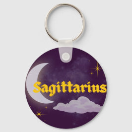 Chaveiro Estrelas de Nuvem Estéticas Celestiais Sagittarius