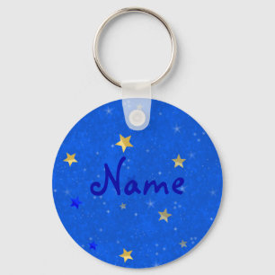Chaveiro Estrelas do ouro do céu azul