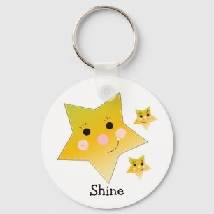 Chaveiro Estrelas Douradas