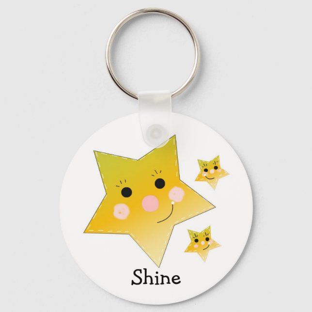 Chaveiro Estrelas Douradas (Frente)