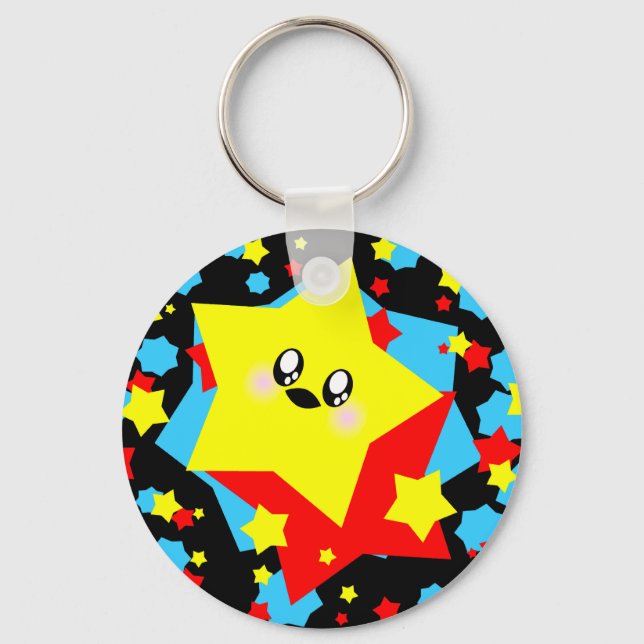 CHAVEIRO ESTRELAS KAWAII BUZZ CÓSMICO (Frente)