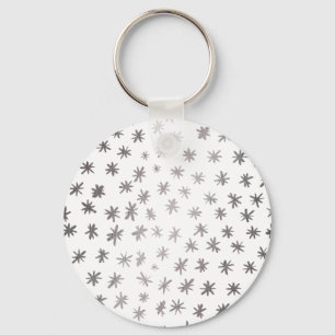Chaveiro Estrelas metálicas - prata