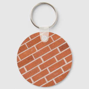 Chaveiro Estrutura de textura de parede de tijolos vermelho