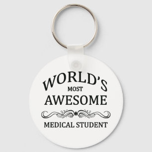 Chaveiro Estudante médico mais incrível do mundo