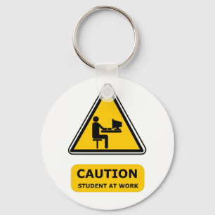 Chaveiro Estudante no keyring do trabalho