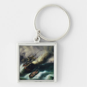 Chaveiro Estude para o Burning do "Kent" em 1825