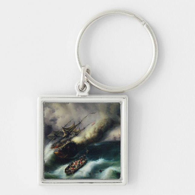 Chaveiro Estude para o Burning do "Kent" em 1825 (Frente)