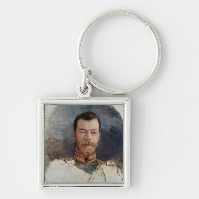 Chaveiro Estude para um retrato do Tsar Nicholas II 1898 (Frente)