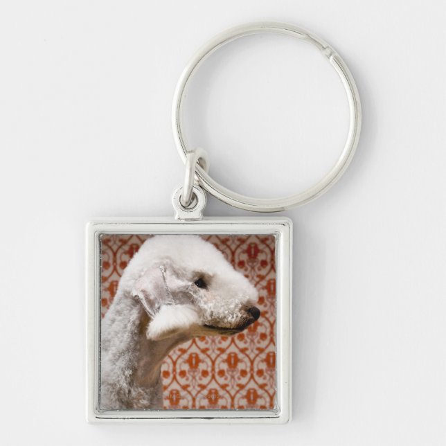 Chaveiro Estúdio disparado de Bedlington Terrier (Frente)