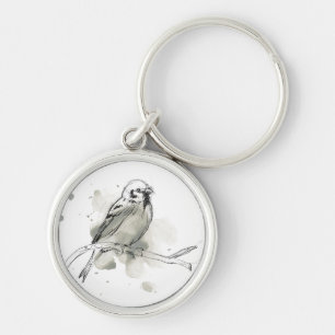 Chaveiro Estudo Gestural sobre Aves