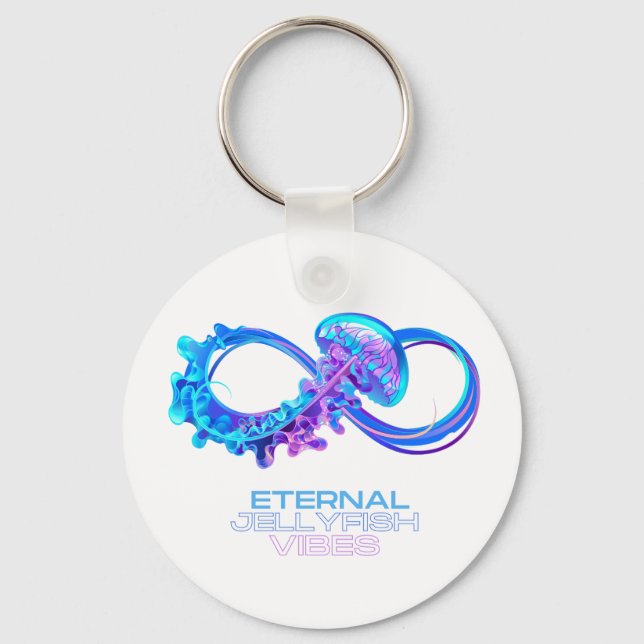 Chaveiro Eternal Jellyfish Vibes (Frente)