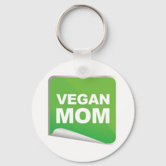 Chaveiro Etiqueta da mãe de Vegan