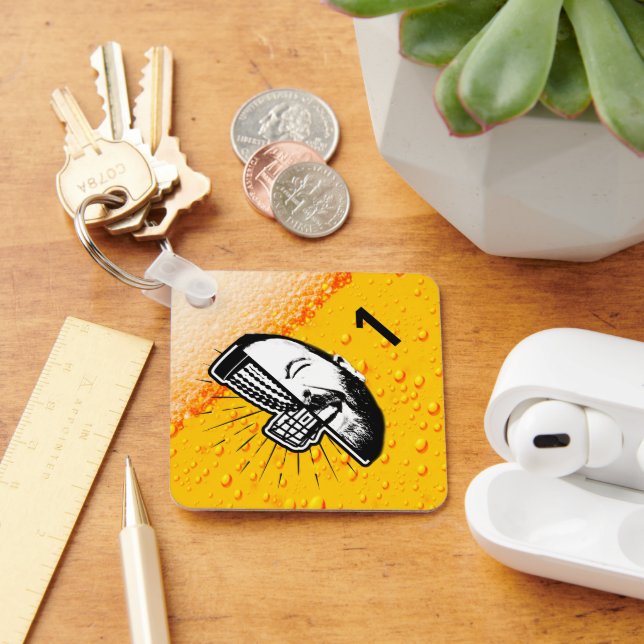 Chaveiro Etiqueta de Bolso de Golf de Disco Bert (Mesa)