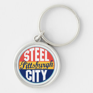 Chaveiro Etiqueta do vintage de Pittsburgh