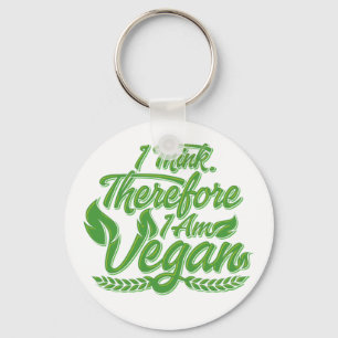 Chaveiro Eu Acho, Por Isso Sou Vegan