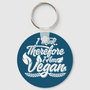 Chaveiro Eu Acho, Por Isso Sou Vegan