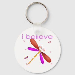 Chaveiro Eu acredito em Dragonflies