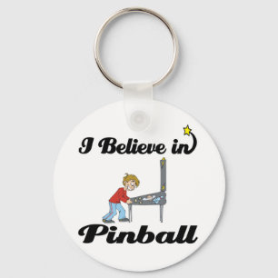Chaveiro eu acredito em pinball