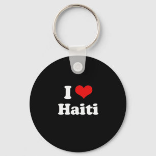 Chaveiro Eu adoro a camisa do Haiti