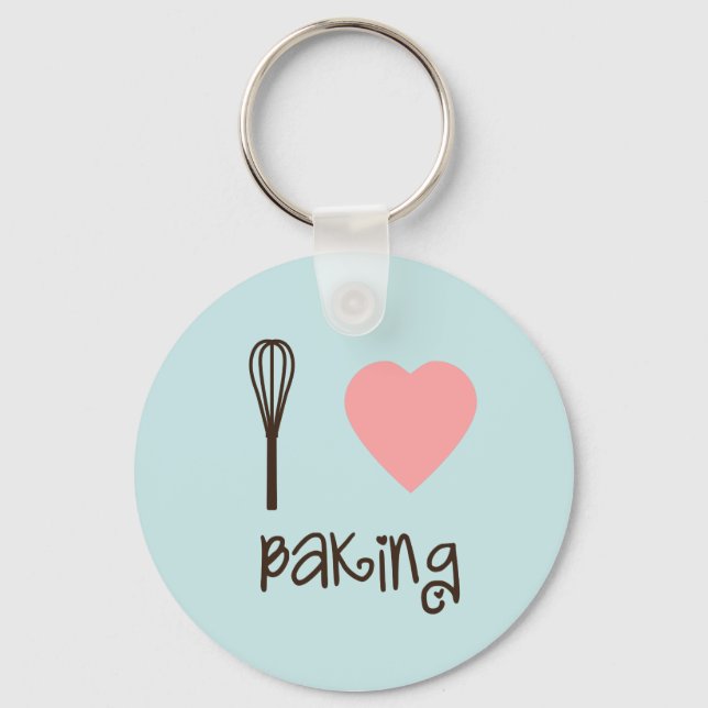 Chaveiro Eu Adoro Baking Key Chain (Frente)