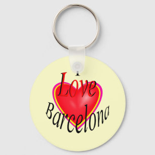 Chaveiro Eu Adoro Barcelona!