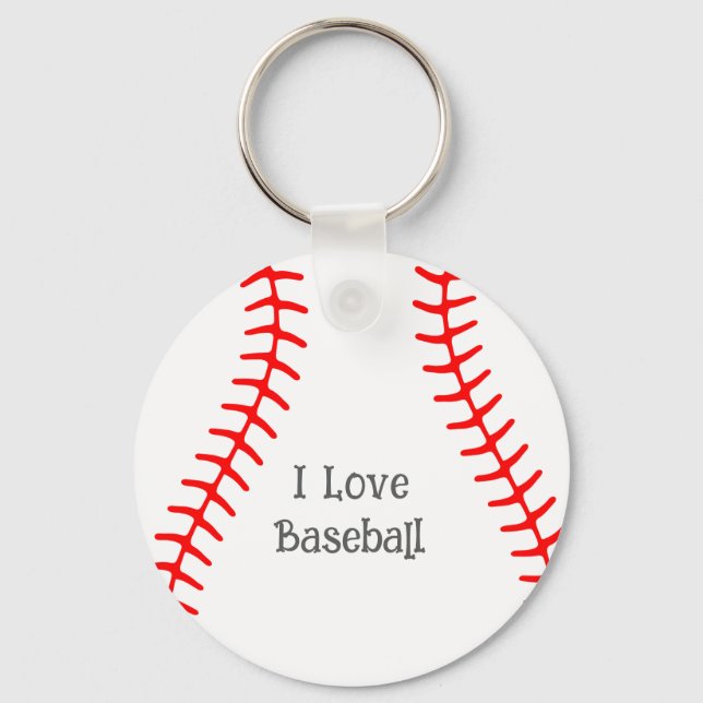 Chaveiro Eu adoro Baseball (Frente)
