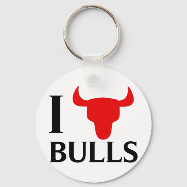 Chaveiro Eu Adoro Bulls (Frente)
