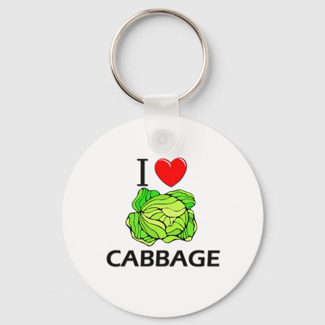 Chaveiro Eu Adoro Cabbage (Frente)