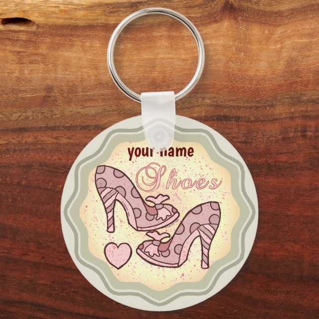 Chaveiro Eu adoro Calçado (Frente)